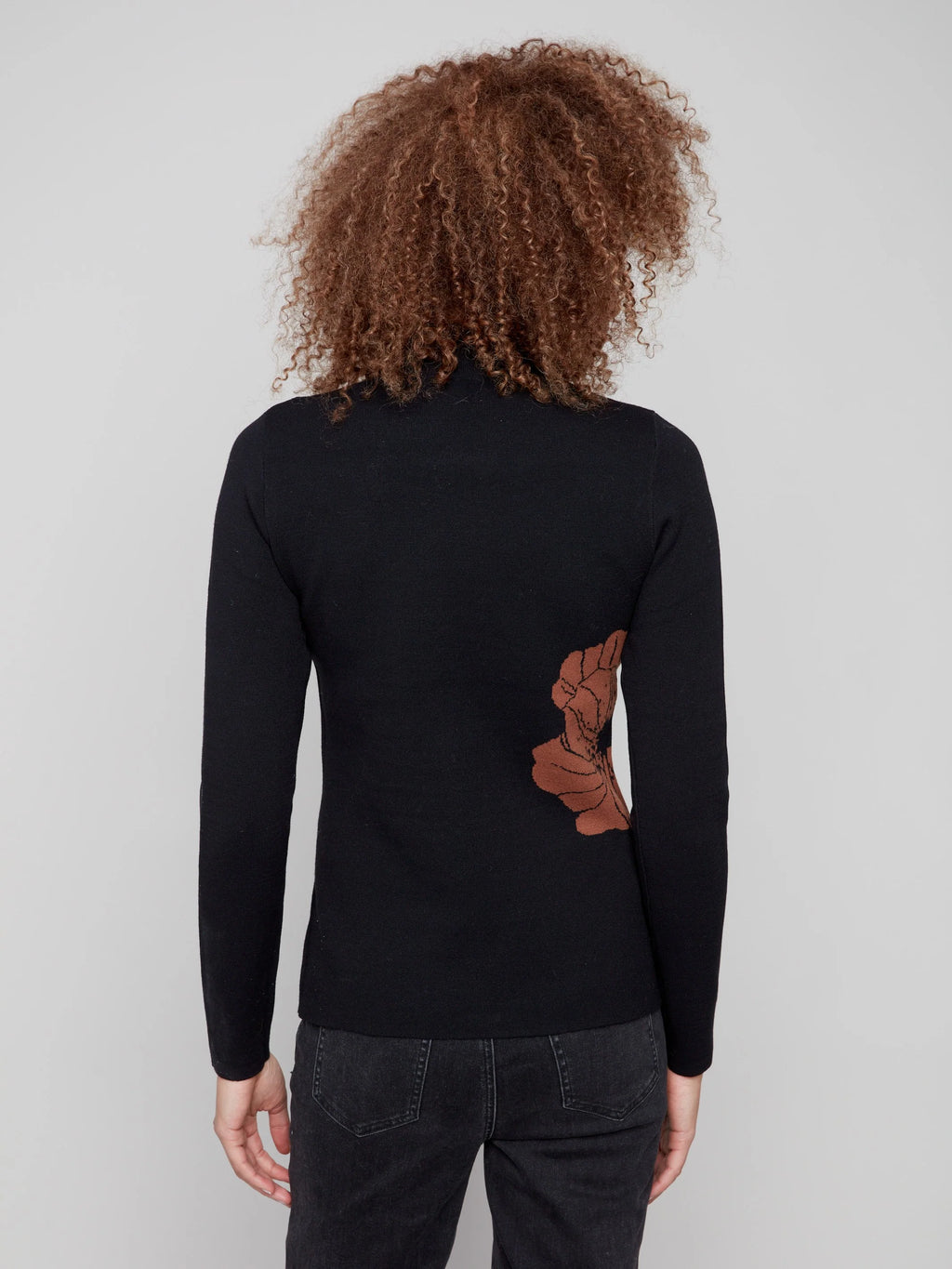 Reversible Mock Neck Sweater - Cacao