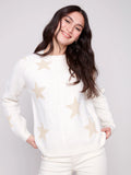 Star Jacquard Lurex Sweater - Stars